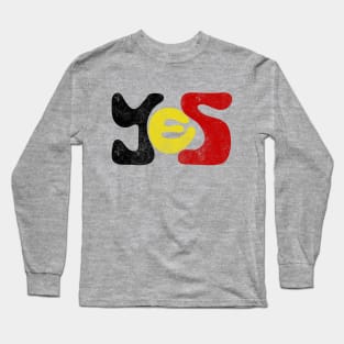 Yes to The Voice to Parliament Referendum Australia Aboriginal and Torres Straight Islander Long Sleeve T-Shirt